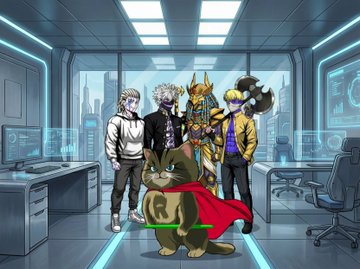 Rodney and friends in the control room